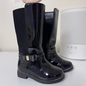 Children’s Place 6C Black Patent Boots